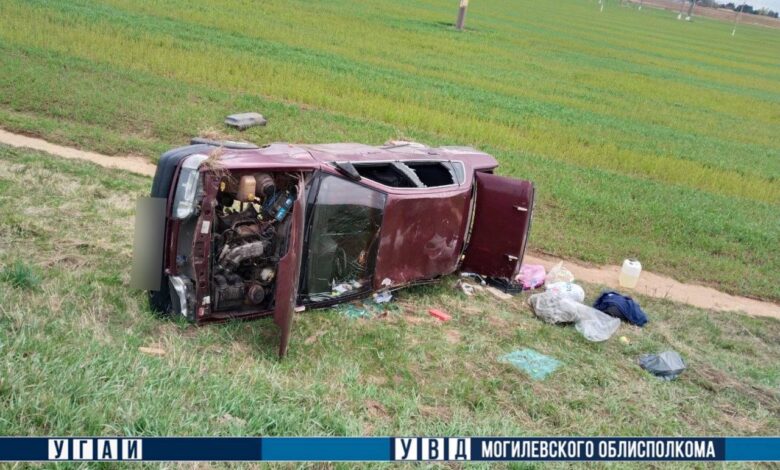 в аварии под Могилёвом