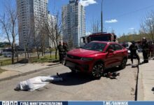 В Минске Geely наехала