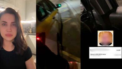 водитель такси прокомментировал конфликт