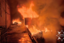 В Минске горел пивзавод