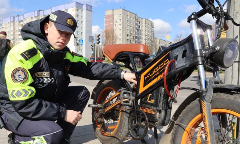 Сотрудники ГАИ в Гродно
