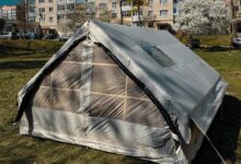 что за палатка стояла во дворе в Гродно