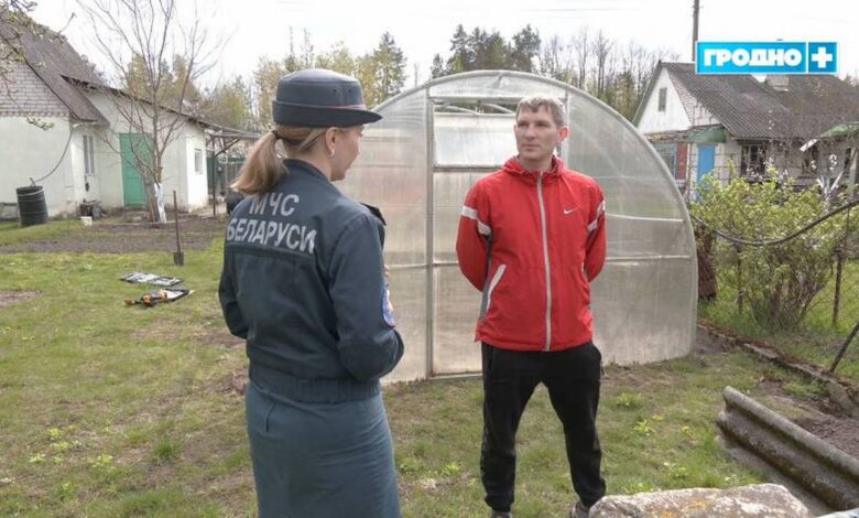 гродненские спасатели проинспектировали садовые