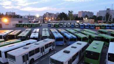 Автобусный парк в Гродно