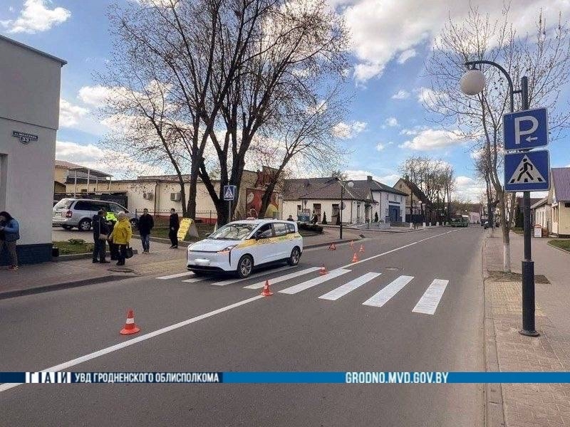 В Волковыске на пешеходном переходе