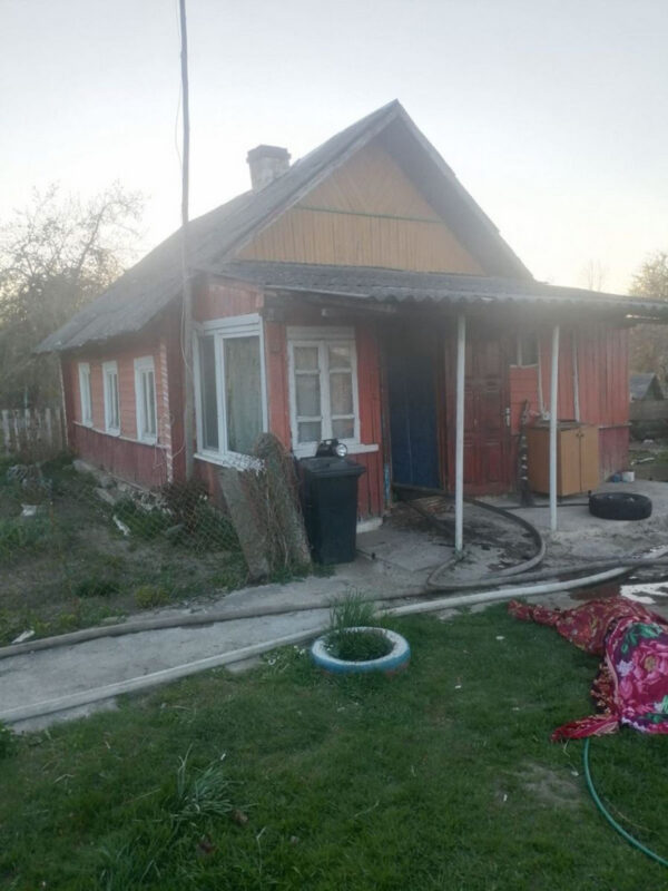 В Вороновском районе при пожаре