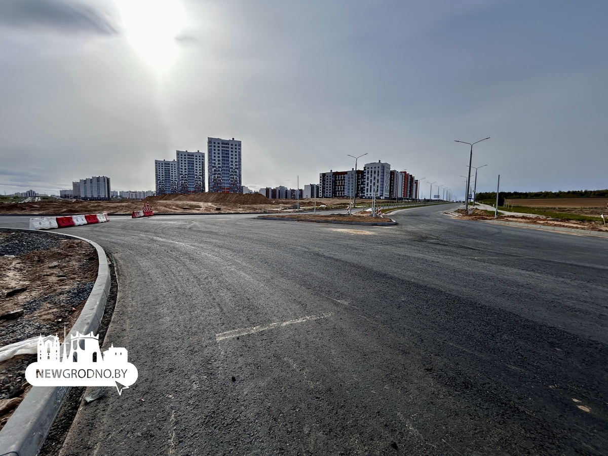В Гродно к открытию готовится новая дорога