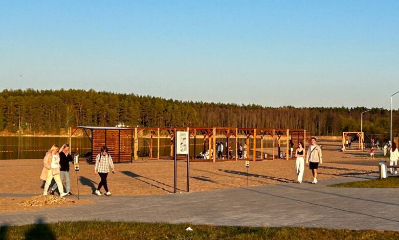 Гродненцы в майские выходные открыли пляжный сезон
