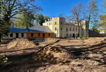 В центре Гродно открылись виды на старинный дворец