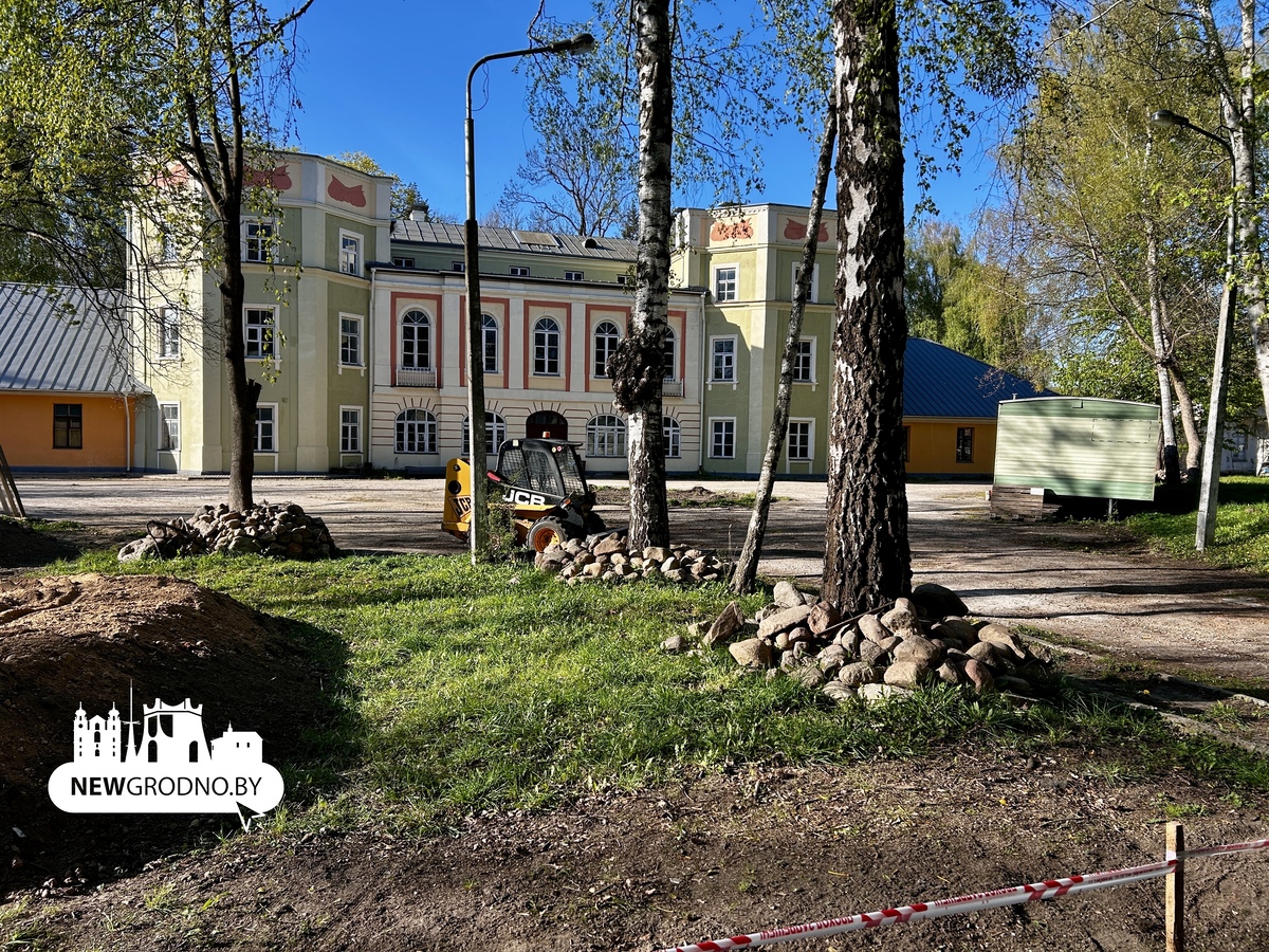 В центре Гродно открылись виды на старинный дворец