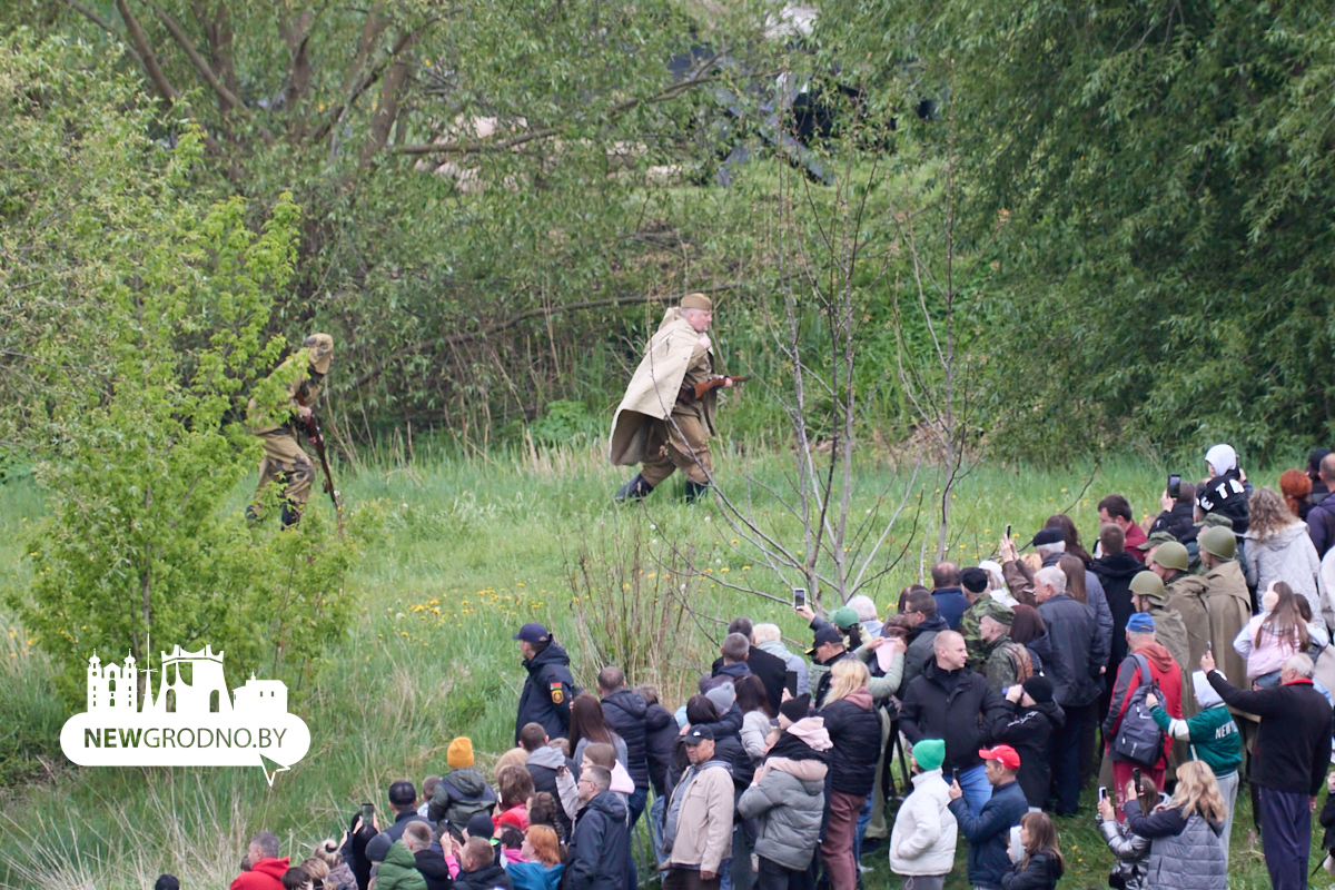 В Гродно реконструировали героический штурм