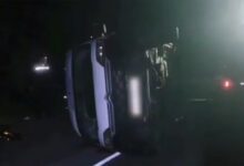 Под Бобруйском опрокинулась маршрутка