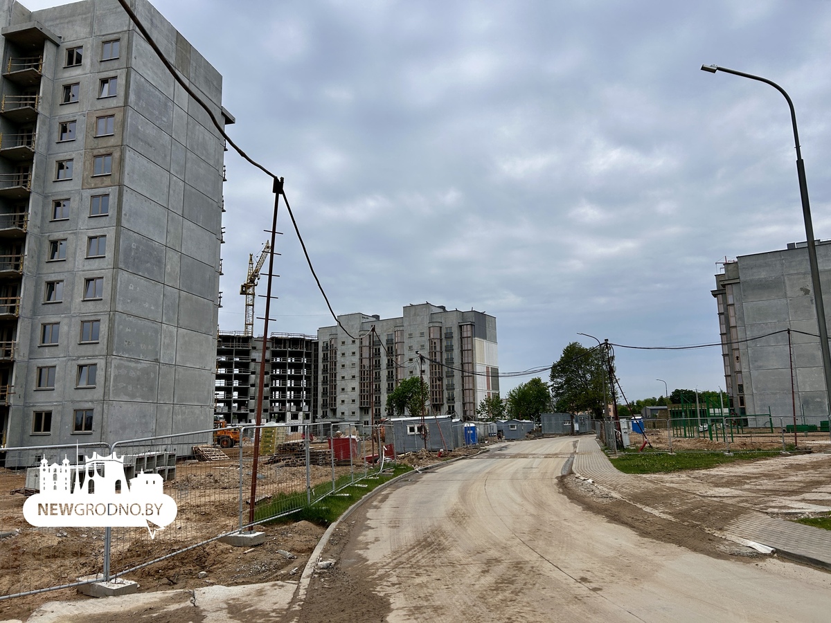 Как выглядит жилой район на улице Дзержинского в Гродно