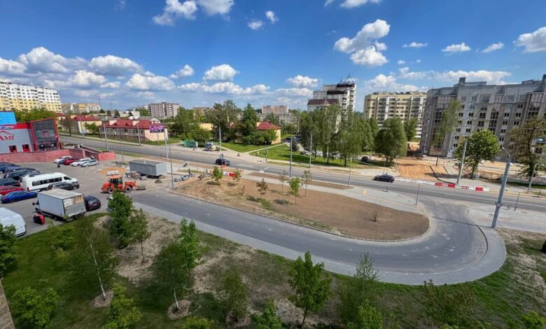 В Гродно появился новый перекрёсток вместо старого выезда