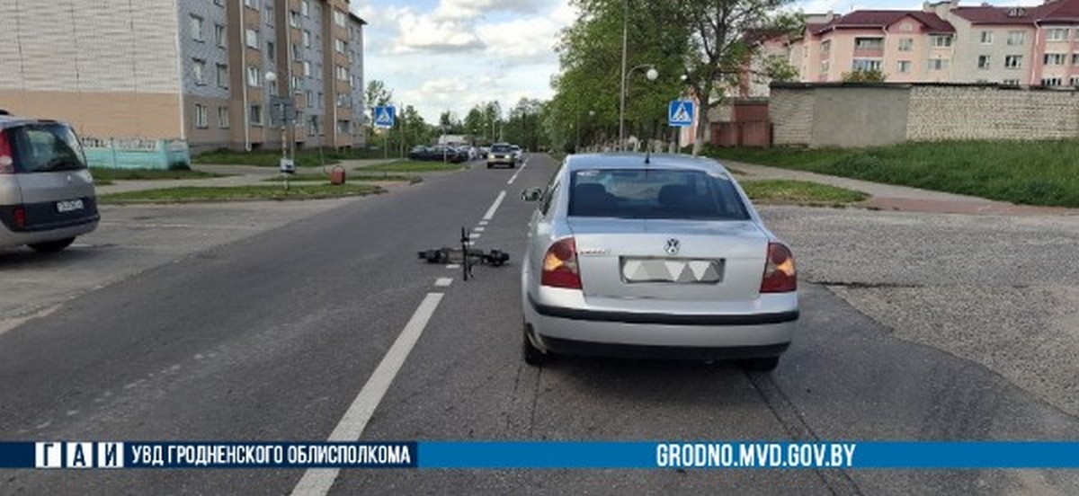 В Сморгони легковушка сбила 10-летнего мальчика на самокате