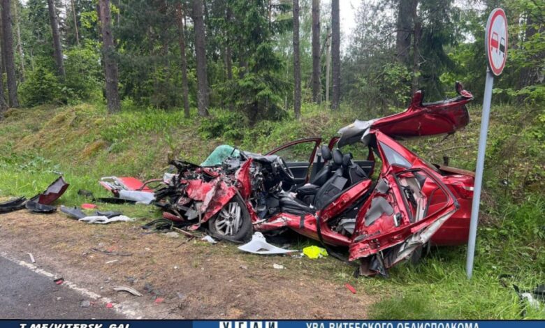 в ДТП под Полоцком
