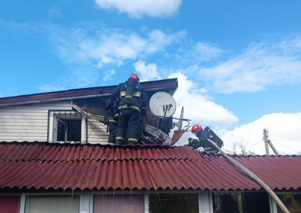 под Гродно горел дачный дом 75-летней женщины