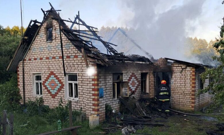 обзор пожаров в Гродненской