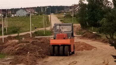 Под Гродно привели в порядок оживленную дорогу