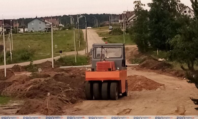 Под Гродно привели в порядок оживленную дорогу