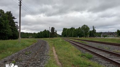 Фотофакт с разобранной ж/д ветки