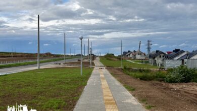 Как выглядит обновленный выезд из Гродно