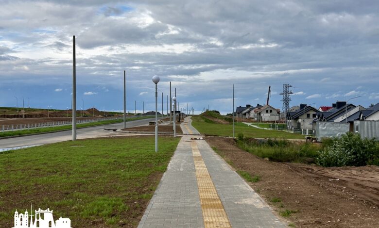 Как выглядит обновленный выезд из Гродно