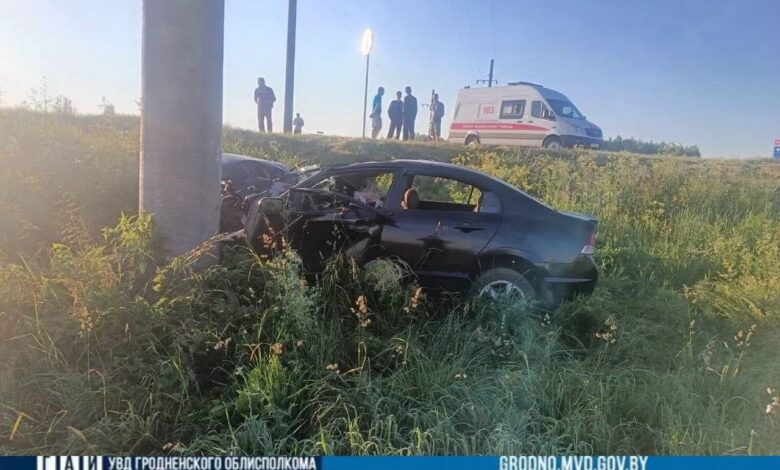 в тяжелой аварии