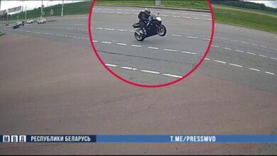 Байкера лишили прав