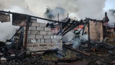 обзор пожаров в Гродненской