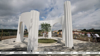 В Гродно открыли обновлённый сквер