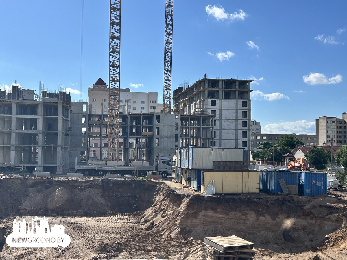 В Гродно строят новый ЖК на более чем 400 квартир