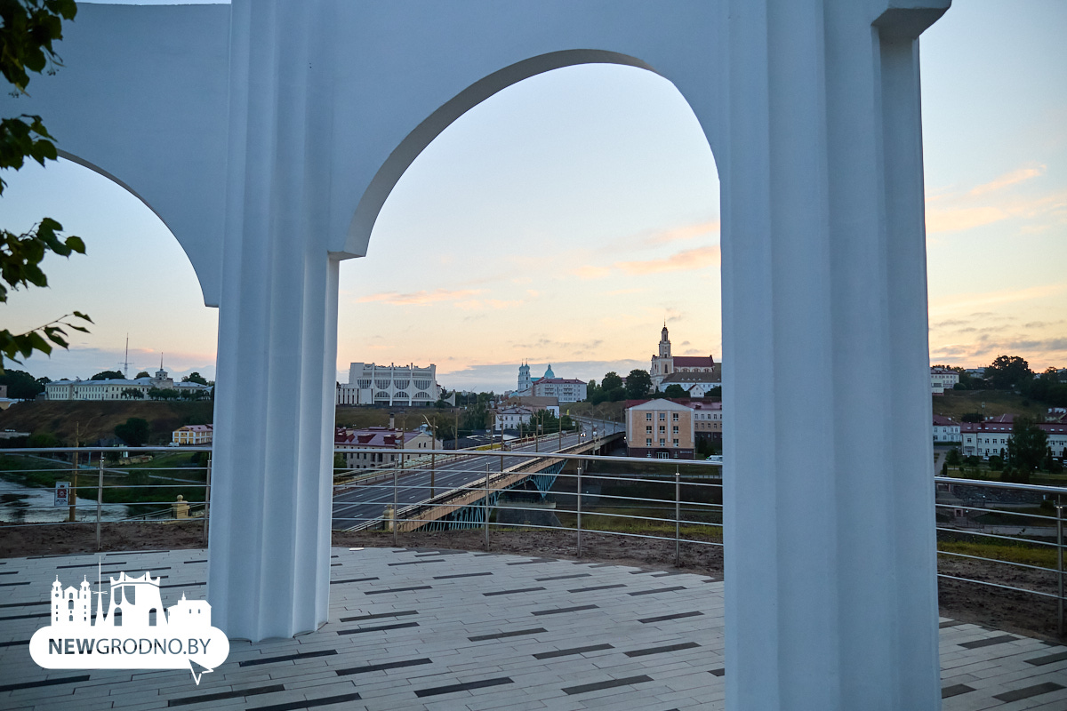 Фотопрогулка по новому скверу в Гродно