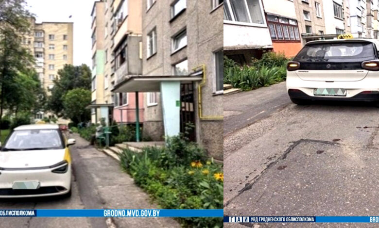 В Гродно таксист сбил бабушку прямо во дворе