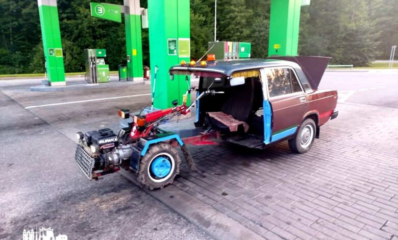 На дорогах Гродненской области заметили необычную машину