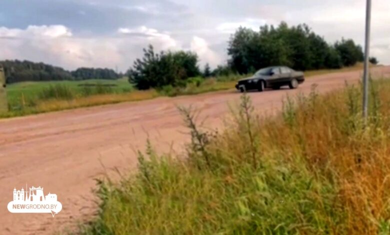 Новую дорогу в Гродно превратили