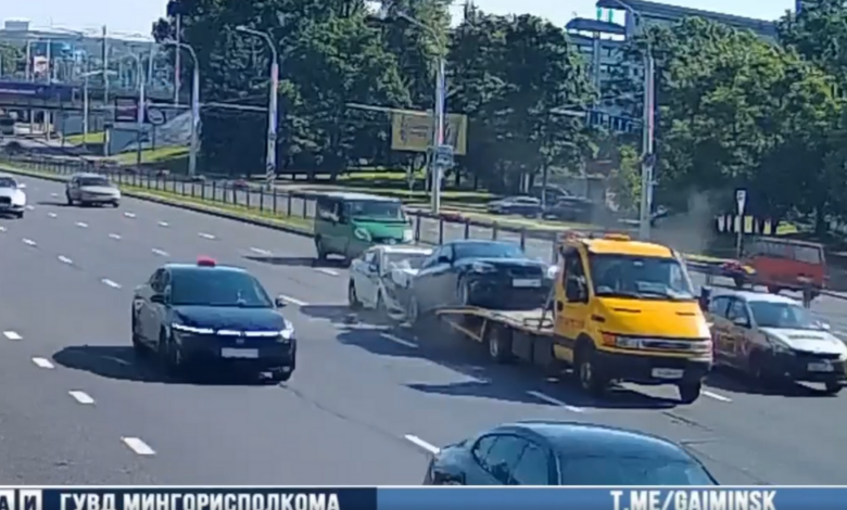 Поломанный BMW