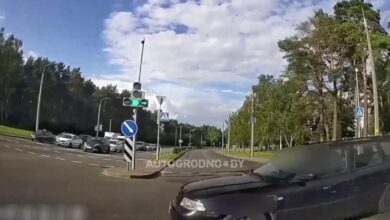 в Гродно женщина-водитель