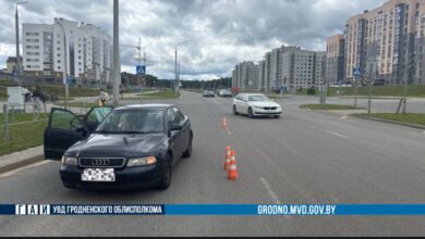 В Гродно автомобиль сбил