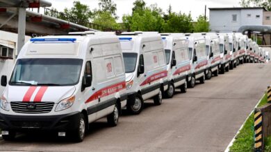 Минздрав получит 160 новых скорых