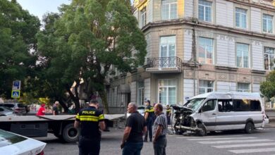 Микроавтобус с белорусами разбился в Грузии