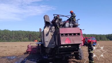 В Волковысском районе спасатели