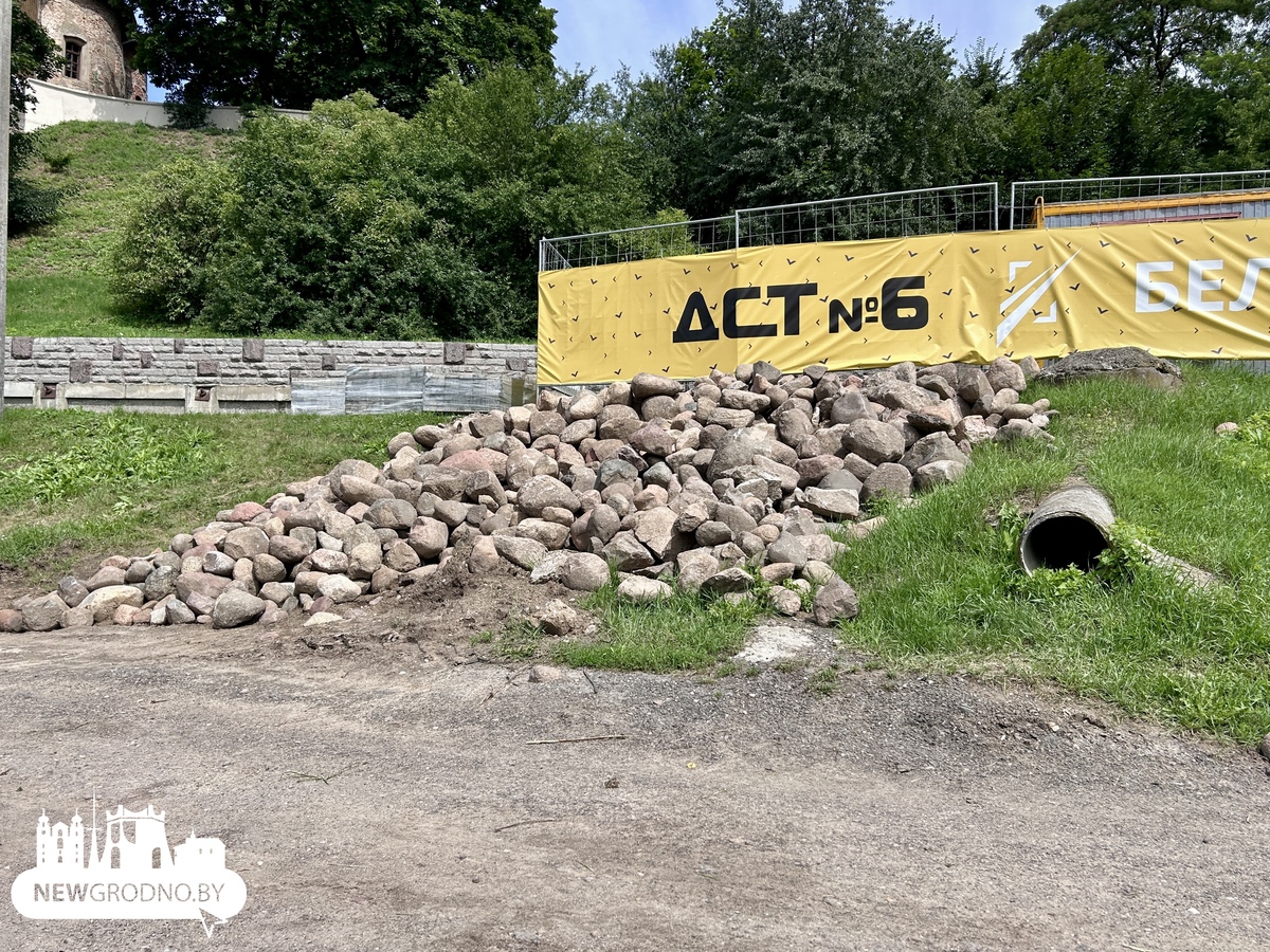 Реконструкция набережной в Гродно