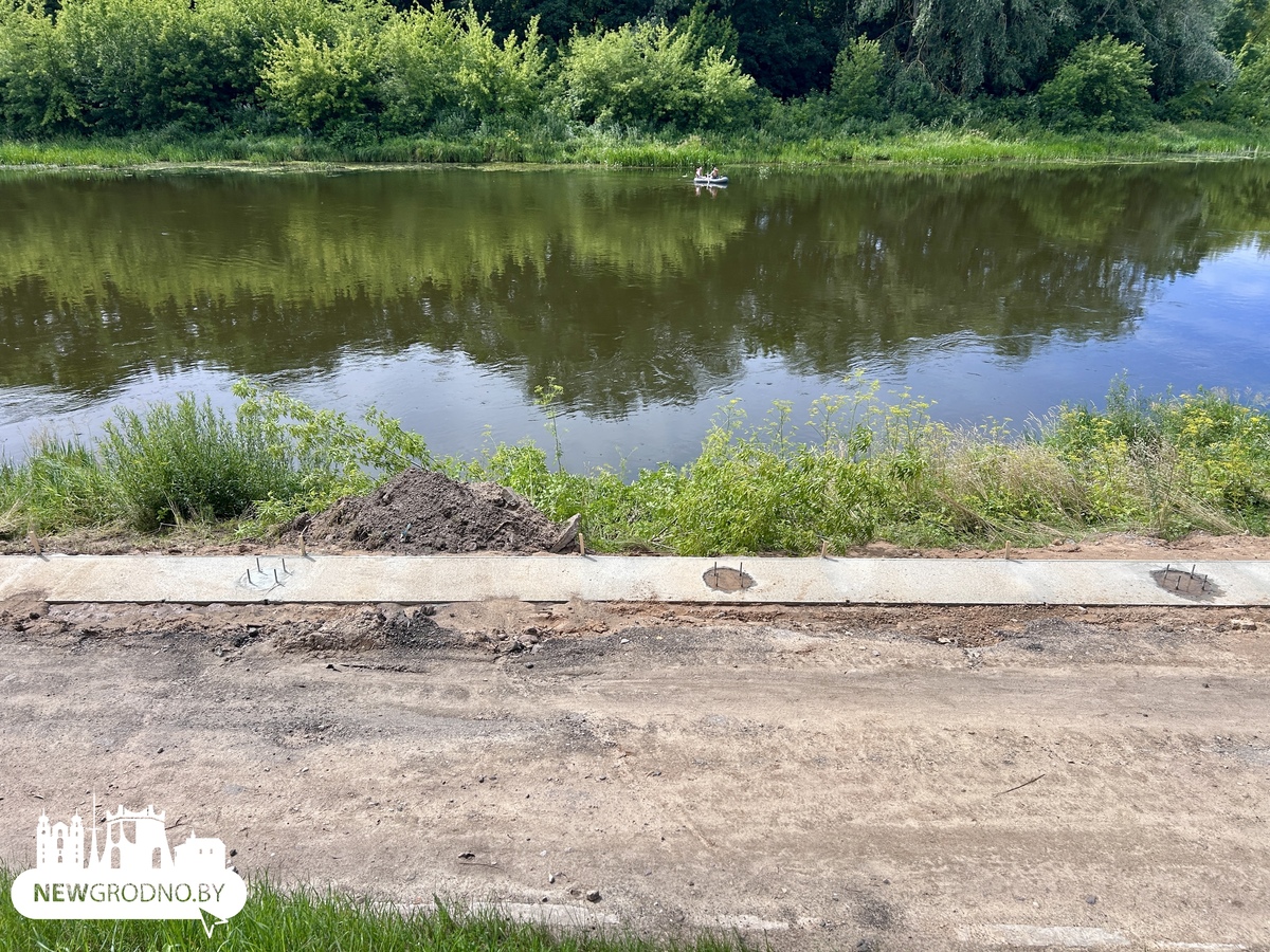 Реконструкция набережной в Гродно