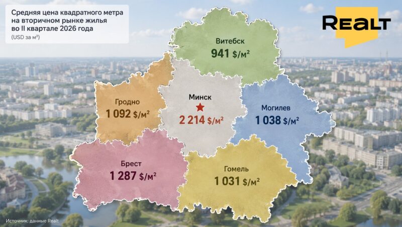 Где квадратный метр дорожает