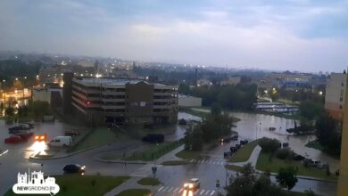 Гродно ушёл под воду после мощного ливня