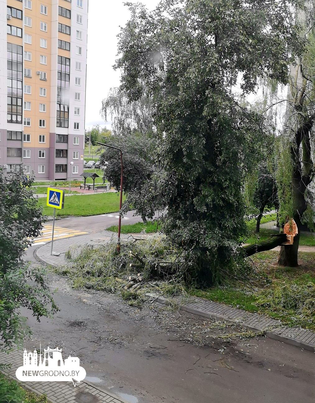 Гродно ушёл под воду после мощного ливня