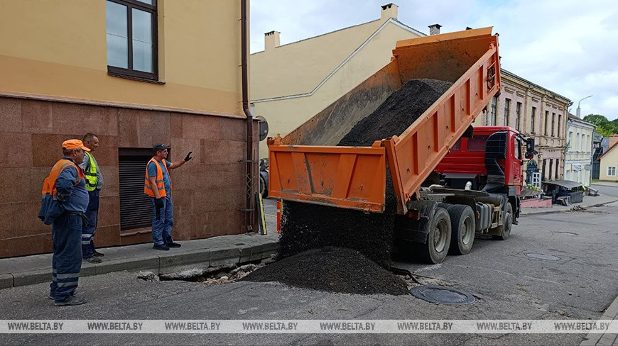 В Гродно устраняют последствия непогоды