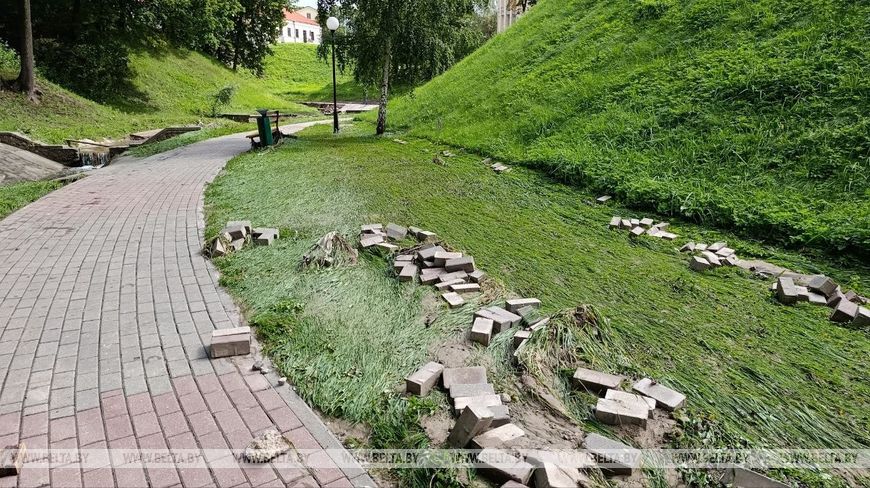 В Гродно устраняют последствия непогоды