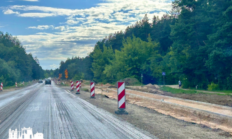 Как ремонтируют дорогу из Гродно к Юбилейному озеру?